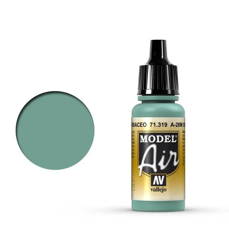 Vallejo Model Air A-28M Greyish Blue 17 ml Acrylic Airbrush Paint Vallejo