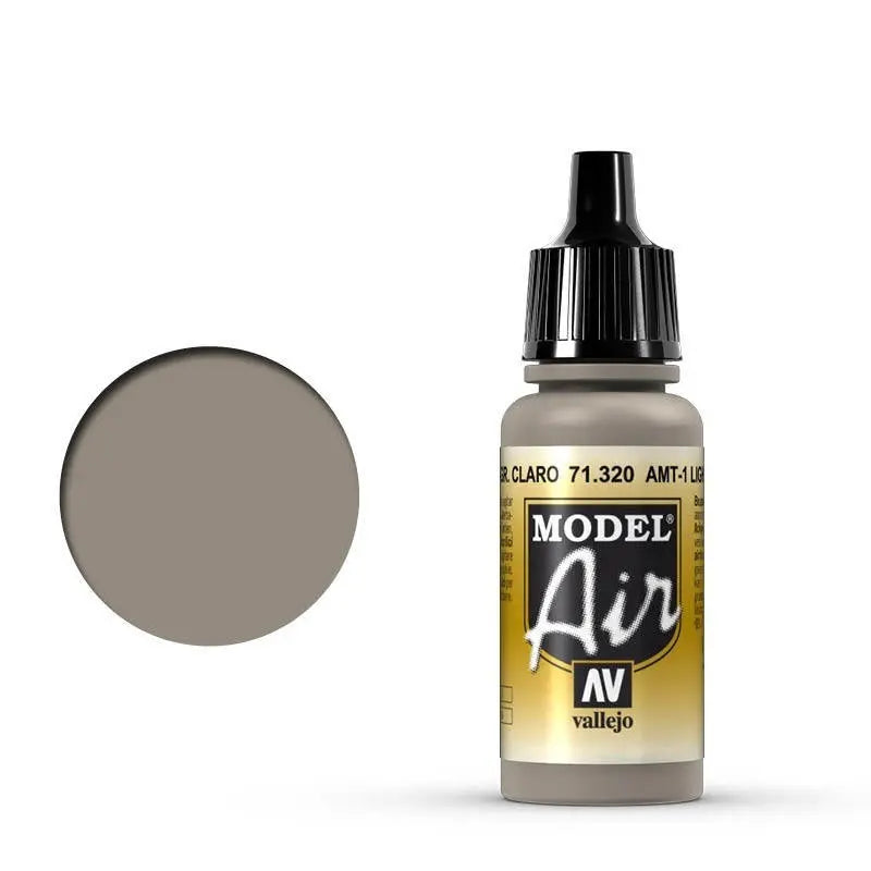 Vallejo Model Air AMT-1 Light Greyish Brown 17 ml Acrylic Airbrush Paint Vallejo