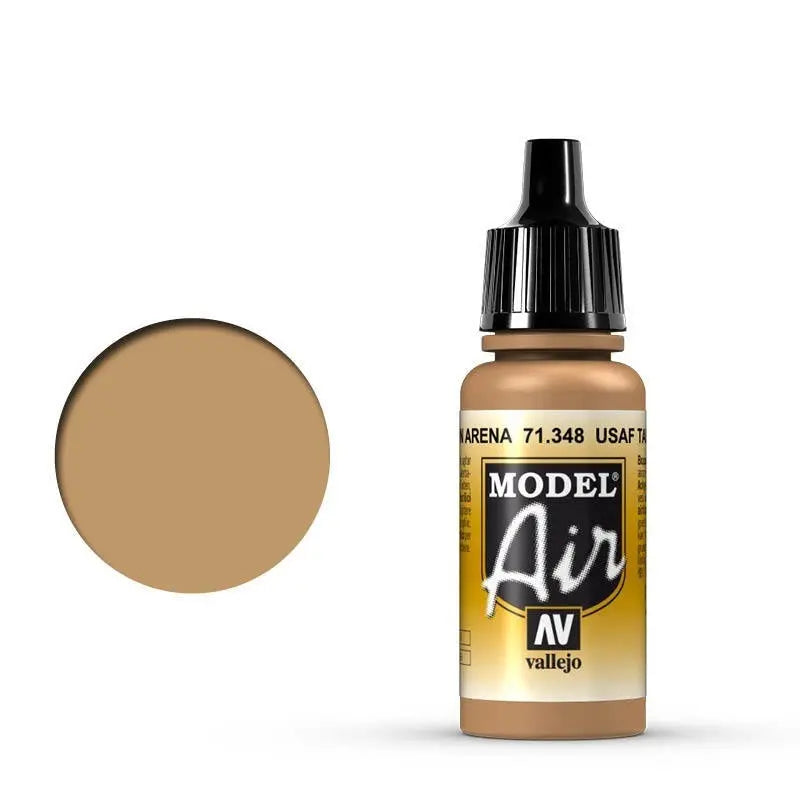 Vallejo Model Air USAF Tan 17ml Acrylic Airbrush Paint Vallejo