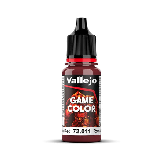 Vallejo Game Color Gory Red 18ml Acrylic Paint Vallejo