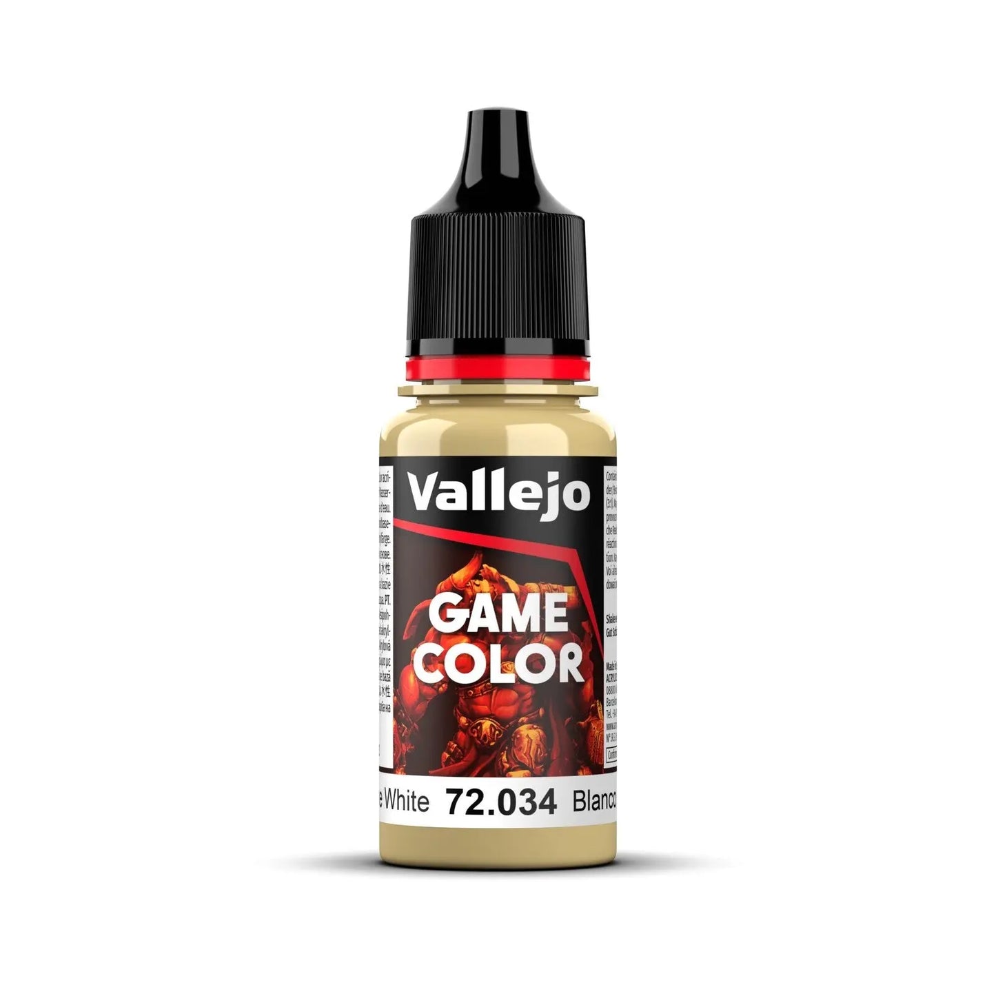 Vallejo Game Color Bone White 18ml Acrylic Paint Vallejo
