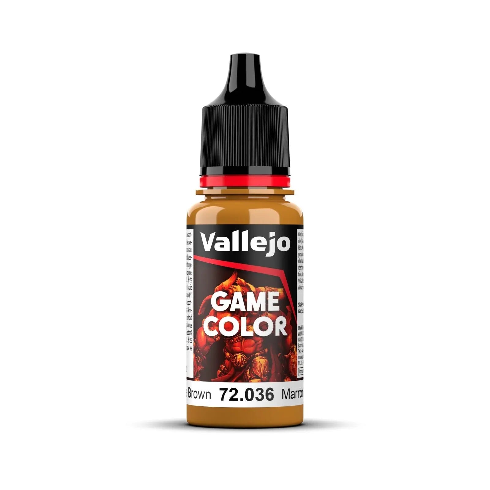 Vallejo Game Color Bronze Brown 18ml Acrylic Paint Vallejo