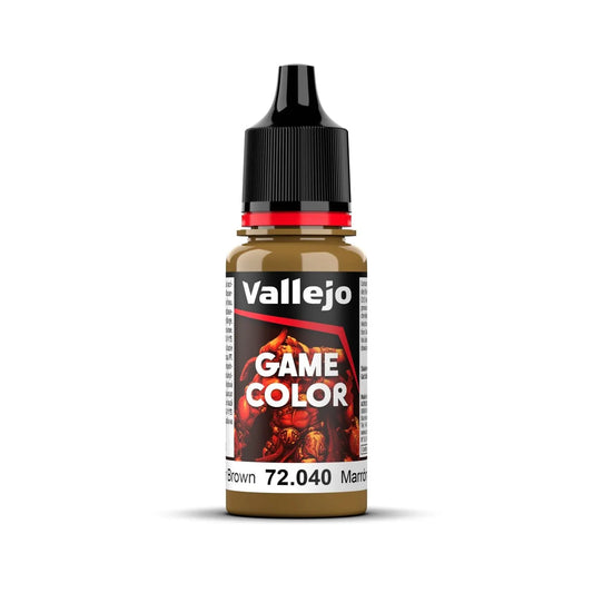 Vallejo Game Color Leather Brown 18ml Acrylic Paint Vallejo