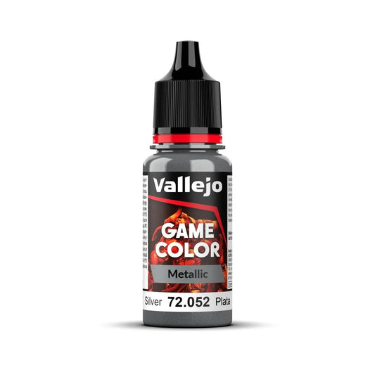 Vallejo Game Color Metal Silver 18ml Acrylic Paint Vallejo