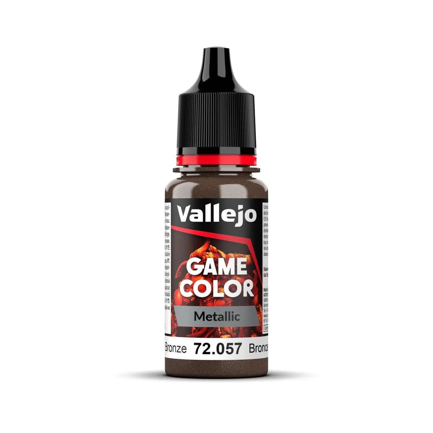 Vallejo Game Color Metal Bright Bronze 18ml Acrylic Paint Vallejo