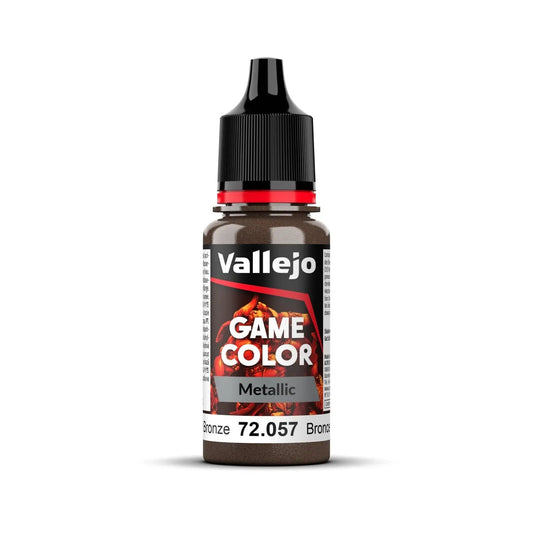 Vallejo Game Color Metal Bright Bronze 18ml Acrylic Paint Vallejo