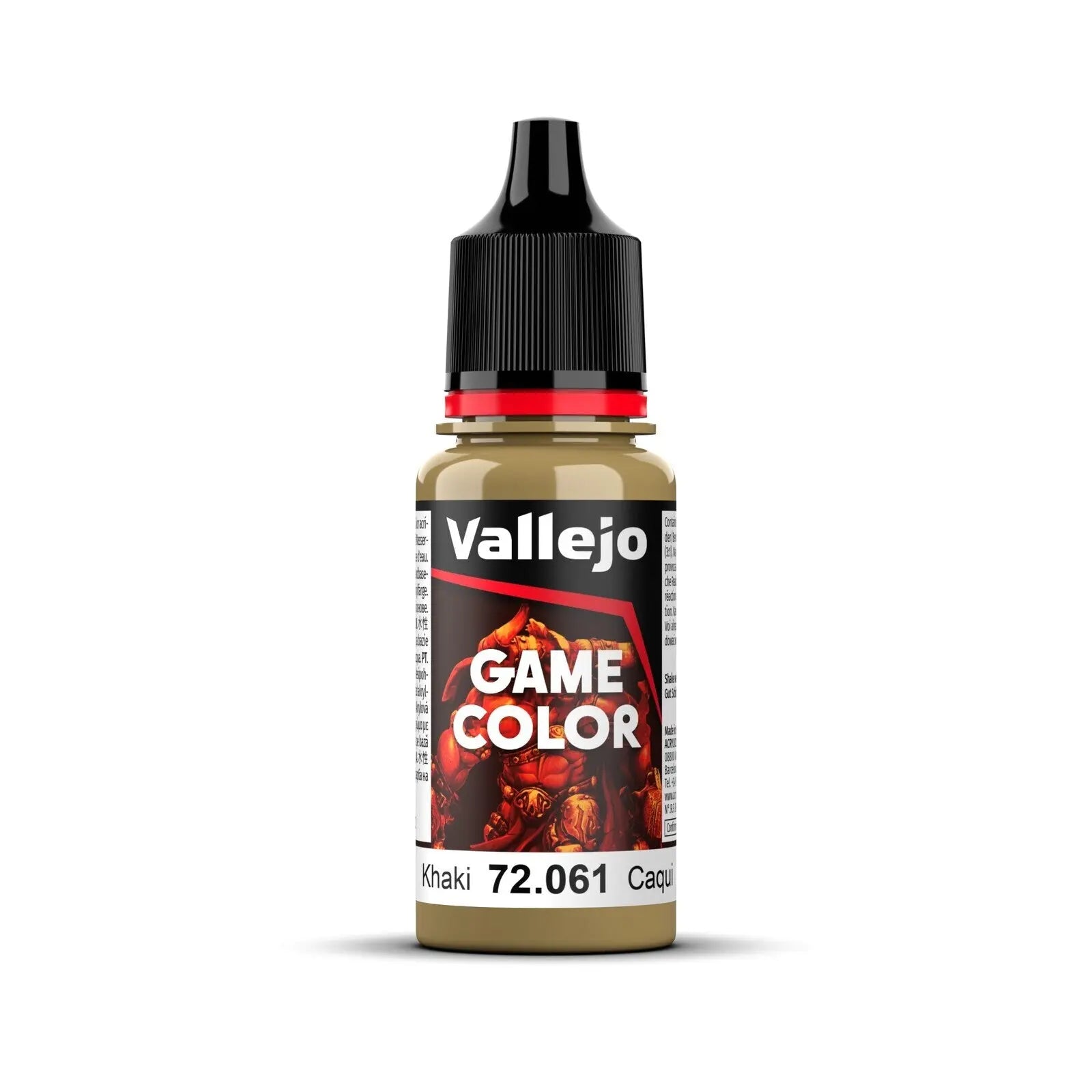 Vallejo Game Color Khaki 18ml Acrylic Paint Vallejo