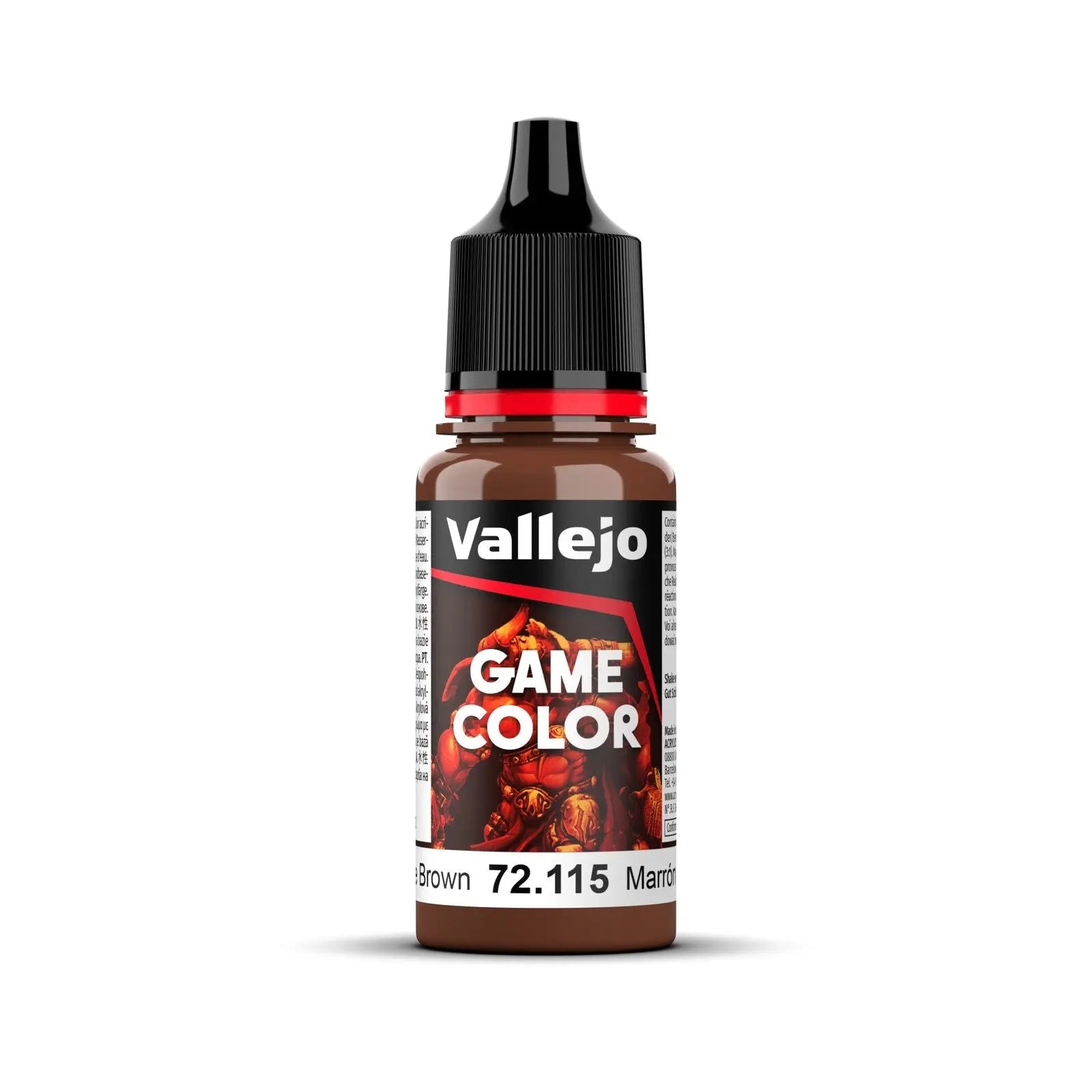 Vallejo Game Color Grunge Brown 18ml Acrylic Paint Vallejo
