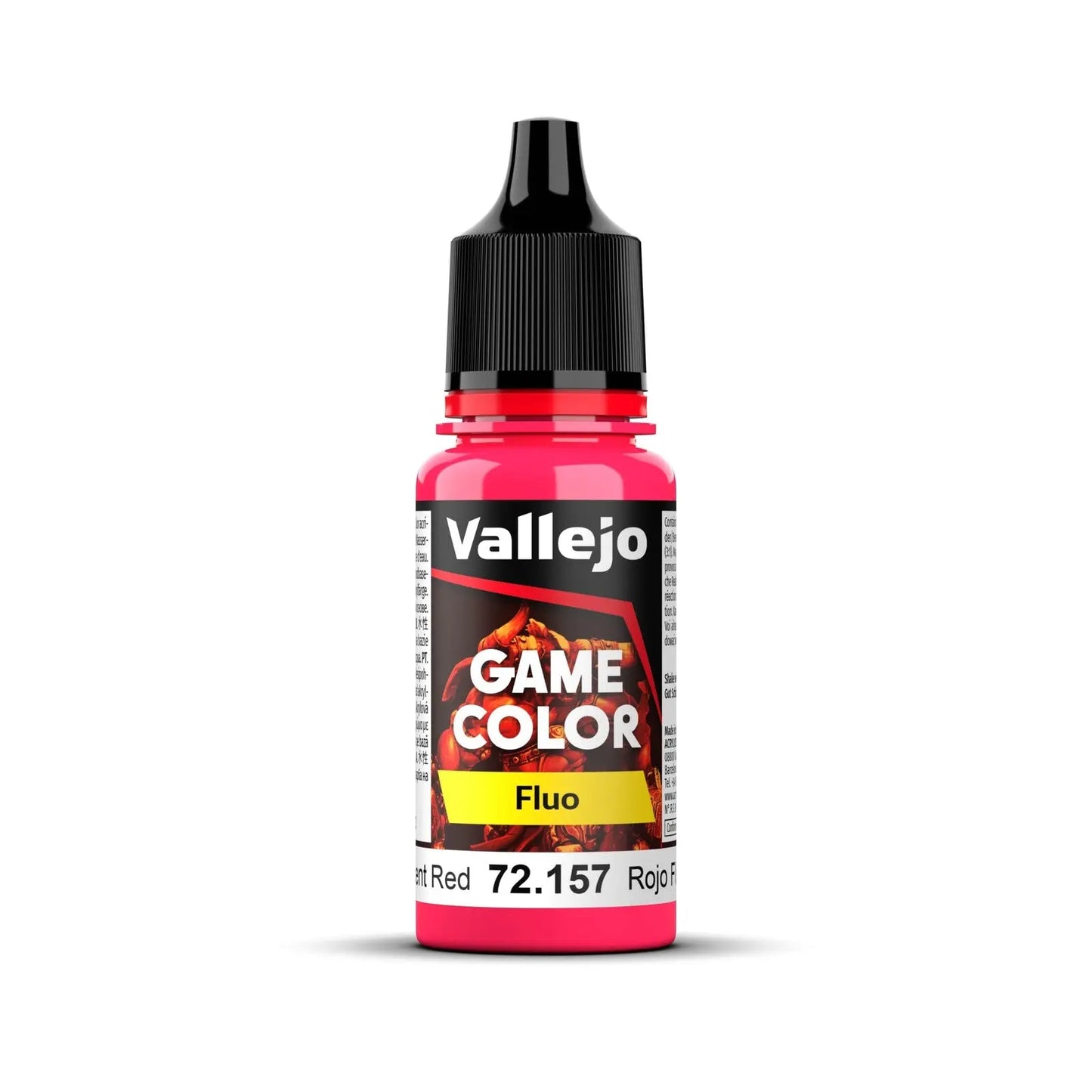 Vallejo Game Color Fluorescent Red 18ml Acrylic Paint Vallejo