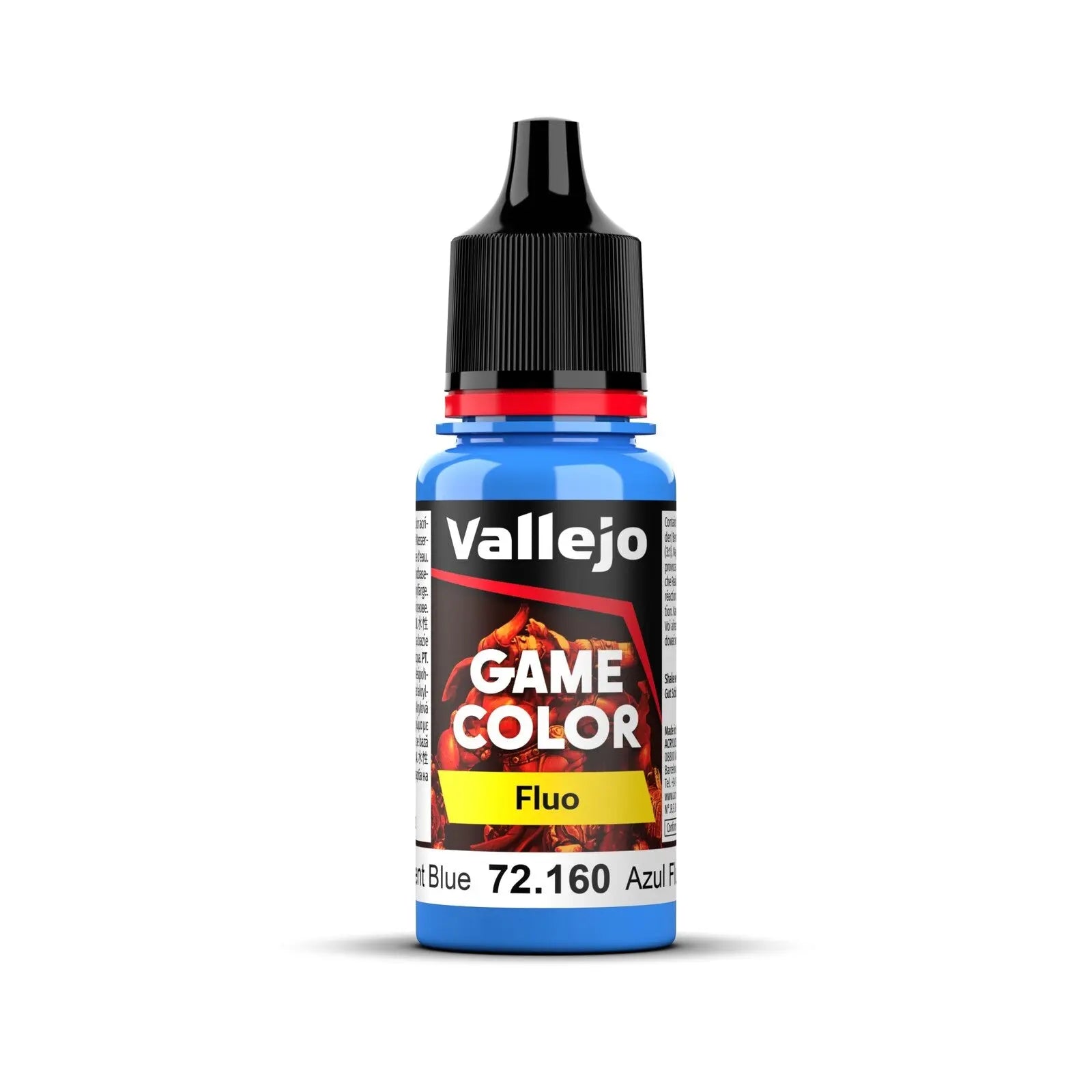 Vallejo Game Color Fluorescent Blue 18ml Acrylic Paint Vallejo
