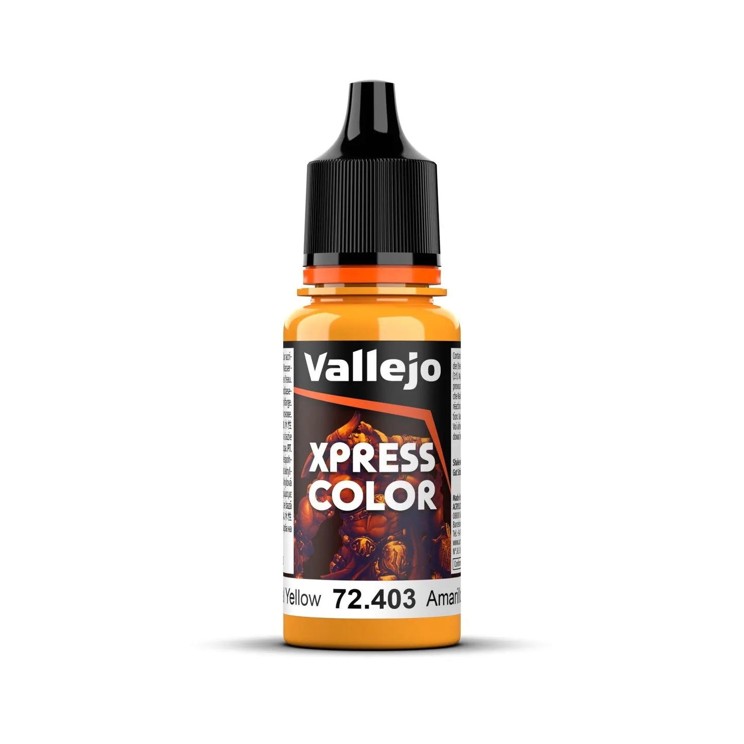 Vallejo Xpress Color Imperial Yellow 18ml Acrylic Paint Vallejo