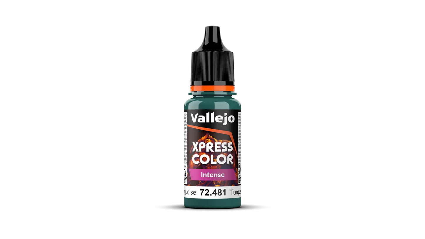 Vallejo Xpress Colour Intense Heretic Turquoise 18 ml Acrylic Paint Vallejo
