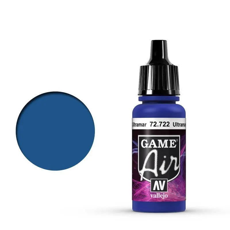 Vallejo Game Air Ultramarine Blue 17 ml Acrylic Airbrush Paint Vallejo