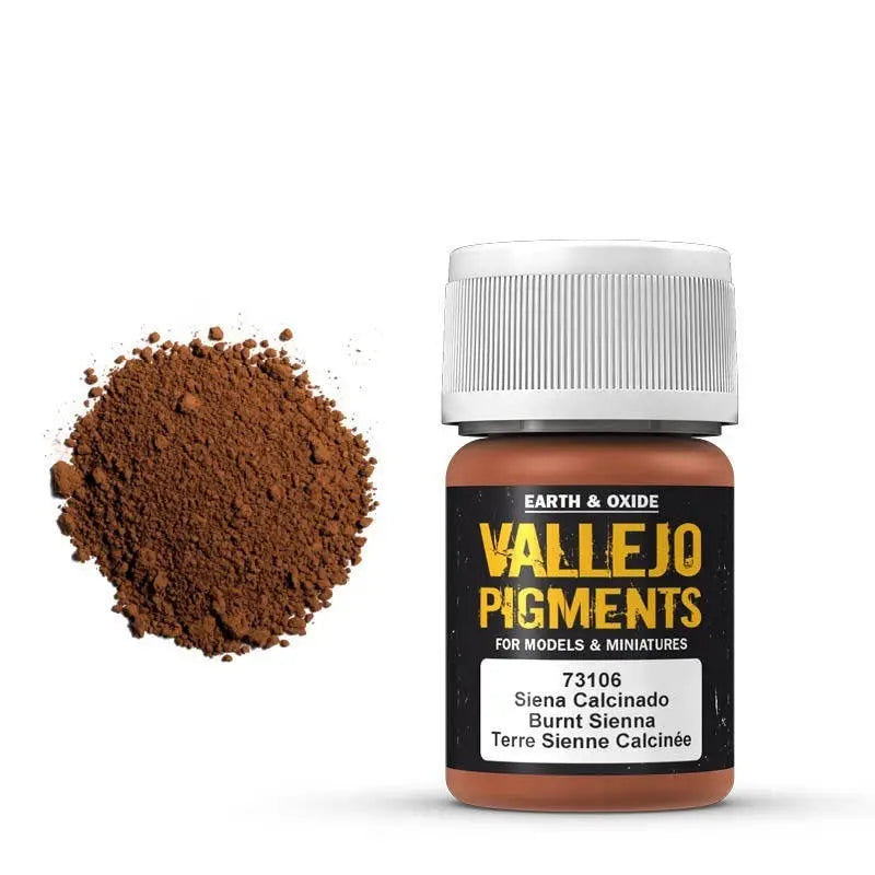 Vallejo Pigments Burnt Sienna 30 ml Vallejo