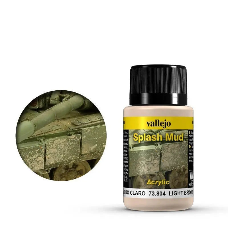 Vallejo Weathering Effects Light Brown Splash Mud 40 ml Vallejo