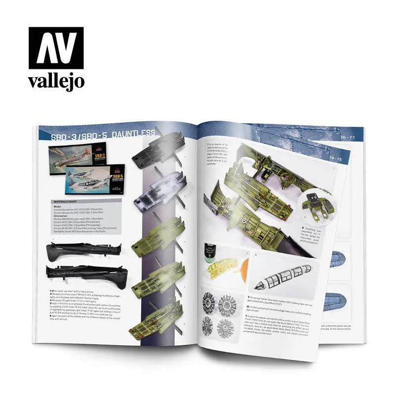 Vallejo WWII US NAVY Colors Paint Guide Vallejo