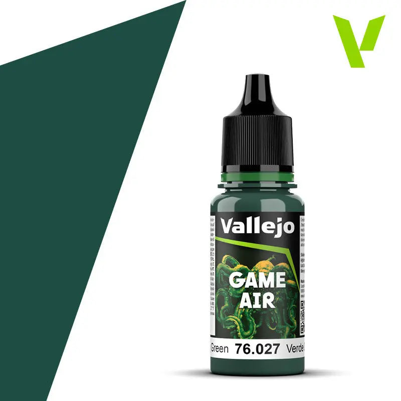 Vallejo Game Air Scurvy Green 18 ml Acrylic Paint - New Formulation Vallejo