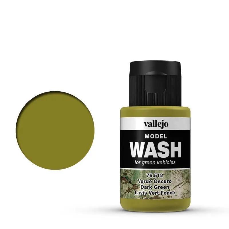 Vallejo Model Wash Dark Green 35 ml Acrylic Paint Vallejo