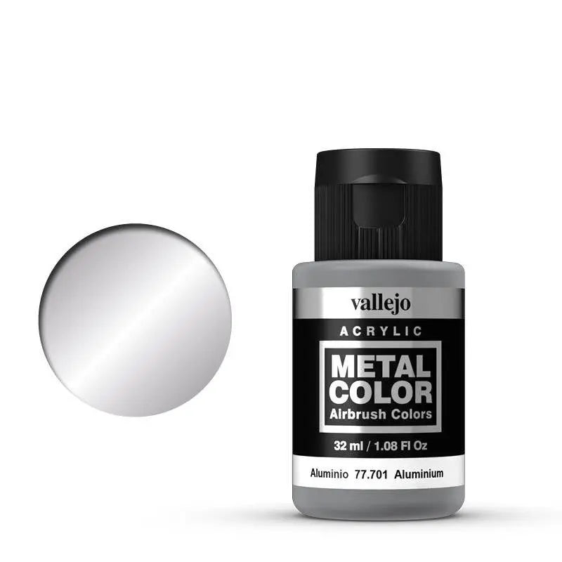Vallejo Metal Color Aluminium 32ml Acrylic Paint Vallejo