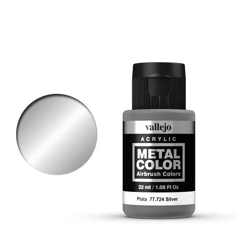 Vallejo Metal Color Silver 32ml Acrylic Paint Vallejo