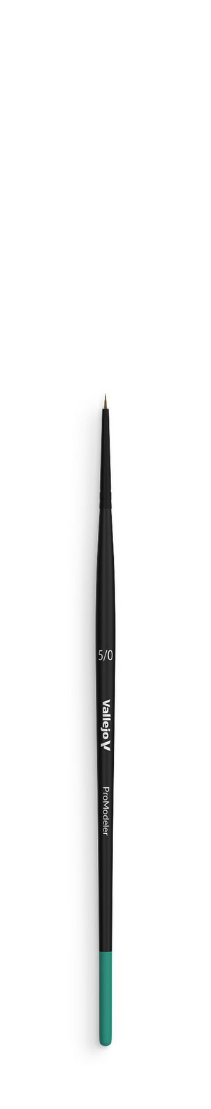 Vallejo Hobby Brushes: Pro Modeler Natural Hair Round Brush No. 5/0 Vallejo