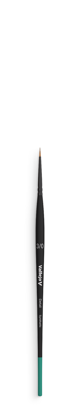 Vallejo Hobby Brushes: Detail Round Synthetic Brush No. 3/0 Vallejo