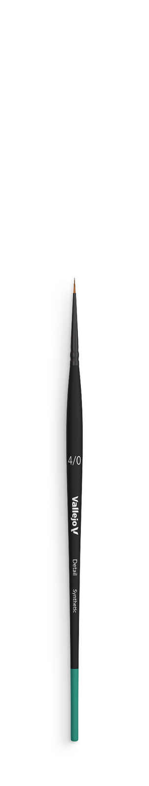 Vallejo Hobby Brushes: Detail Round Synthetic Brush No. 4/0 Vallejo