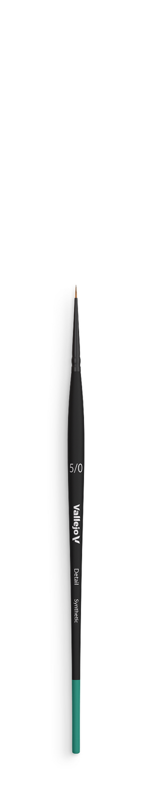 Vallejo Hobby Brushes: Detail Round Synthetic Brush No. 5/0 Vallejo