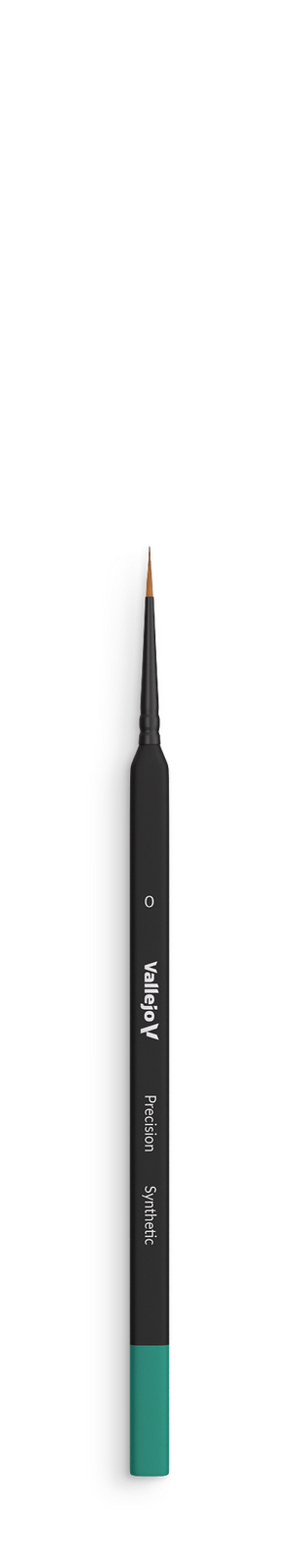 Vallejo Hobby Brushes: Precision Round Synthetic Brush, Triangular Handle No. 0 Vallejo