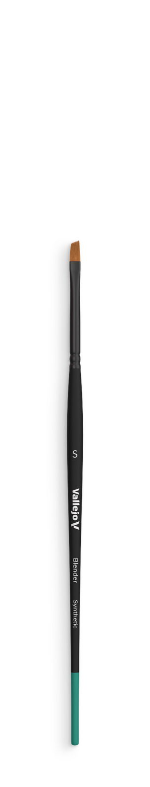 Vallejo Hobby Brushes: Blender Flat Angled Synthetic Brush Small Vallejo