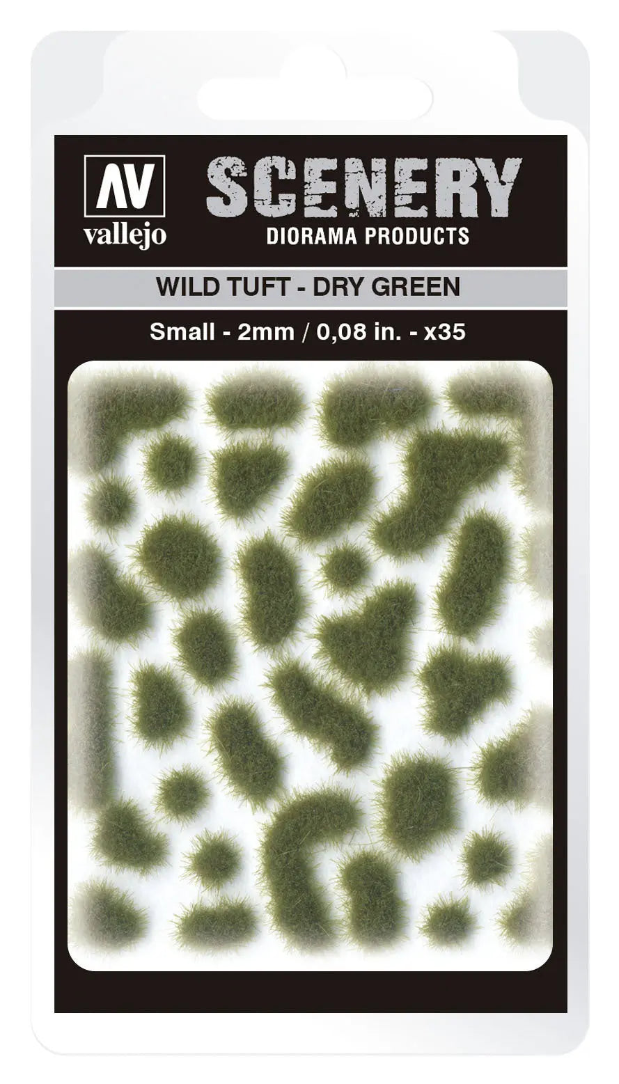 Vallejo 2mm Wild Tuft - Dry Green Diorama Accessory Vallejo