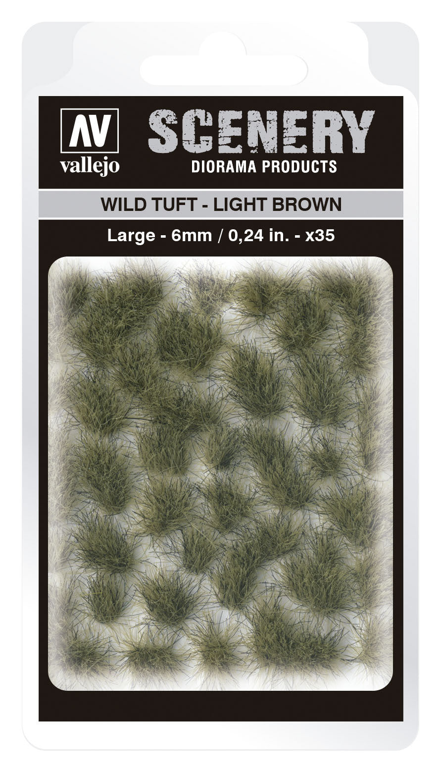 Vallejo 6mm Wild Tuft - Light Brown Diorama Accessory Vallejo