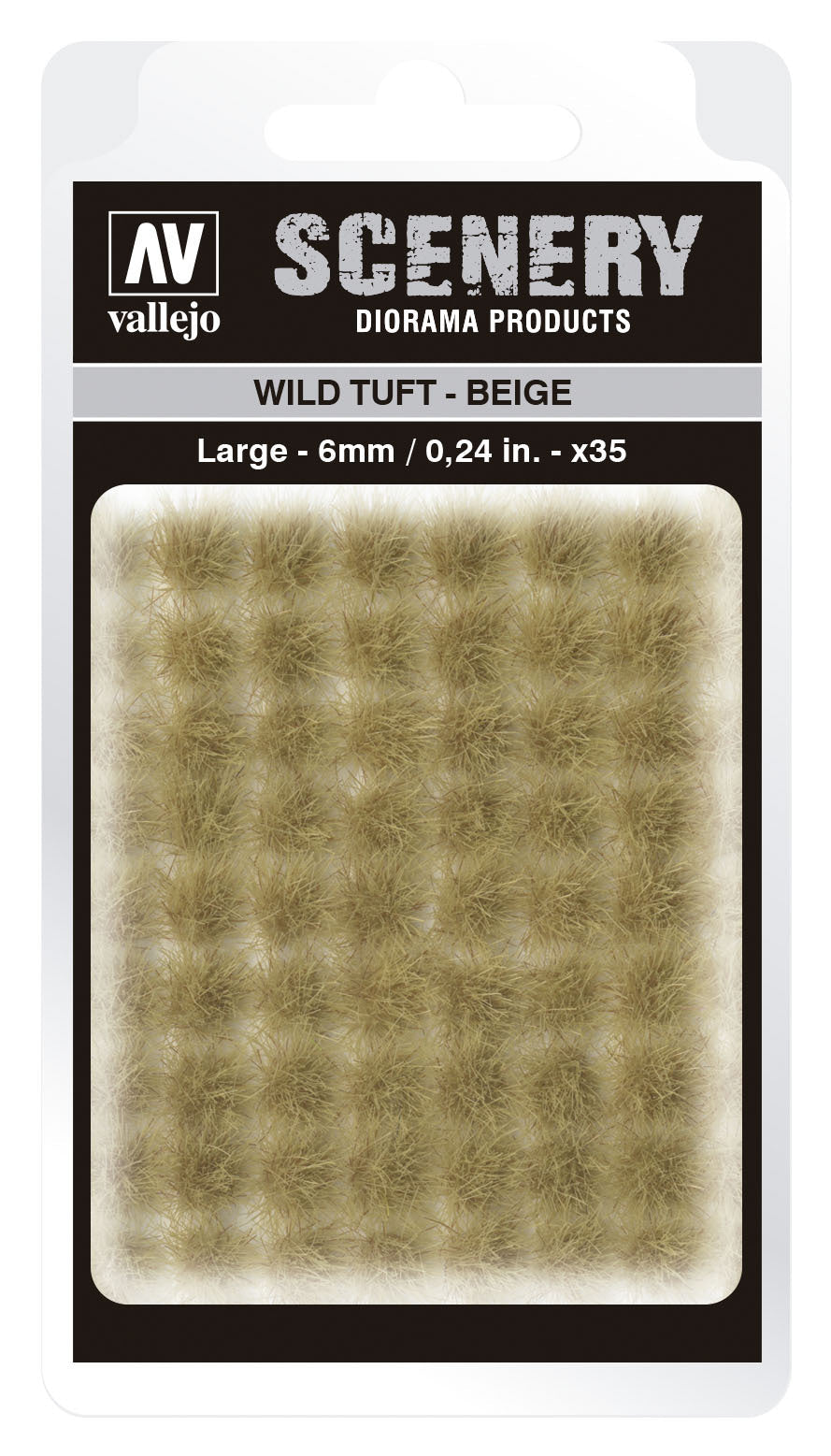 Vallejo 6mm Wild Tuft - Beige Diorama Accessory Vallejo