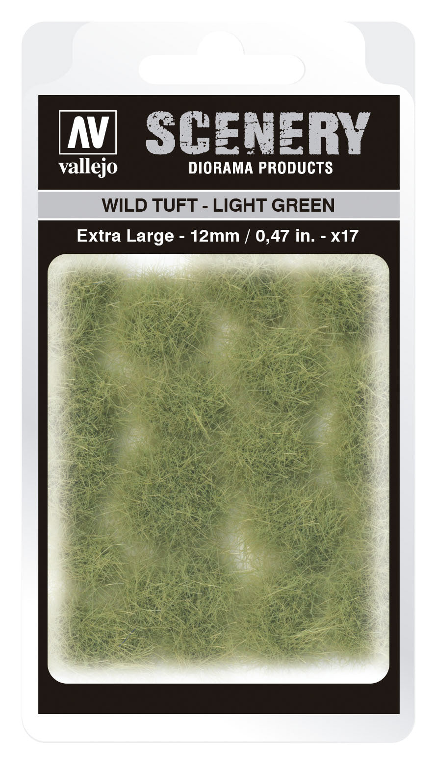 Vallejo 12mm Wild Tuft - Light Green Diorama Accessory Vallejo