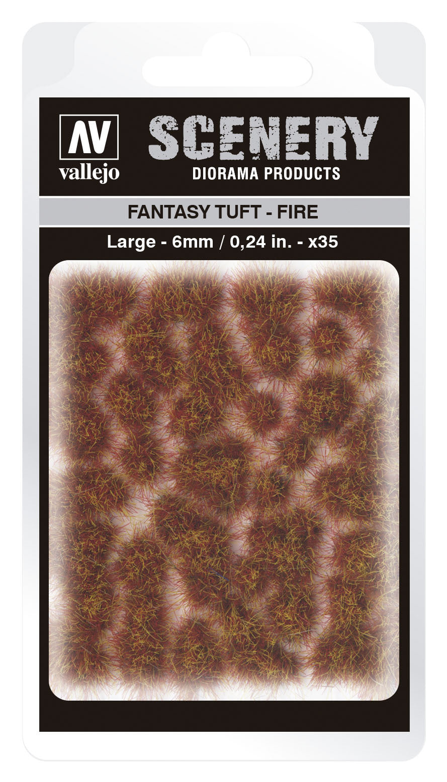 Vallejo 6mm Fantasy Tuft - Fire Diorama Accessory Vallejo