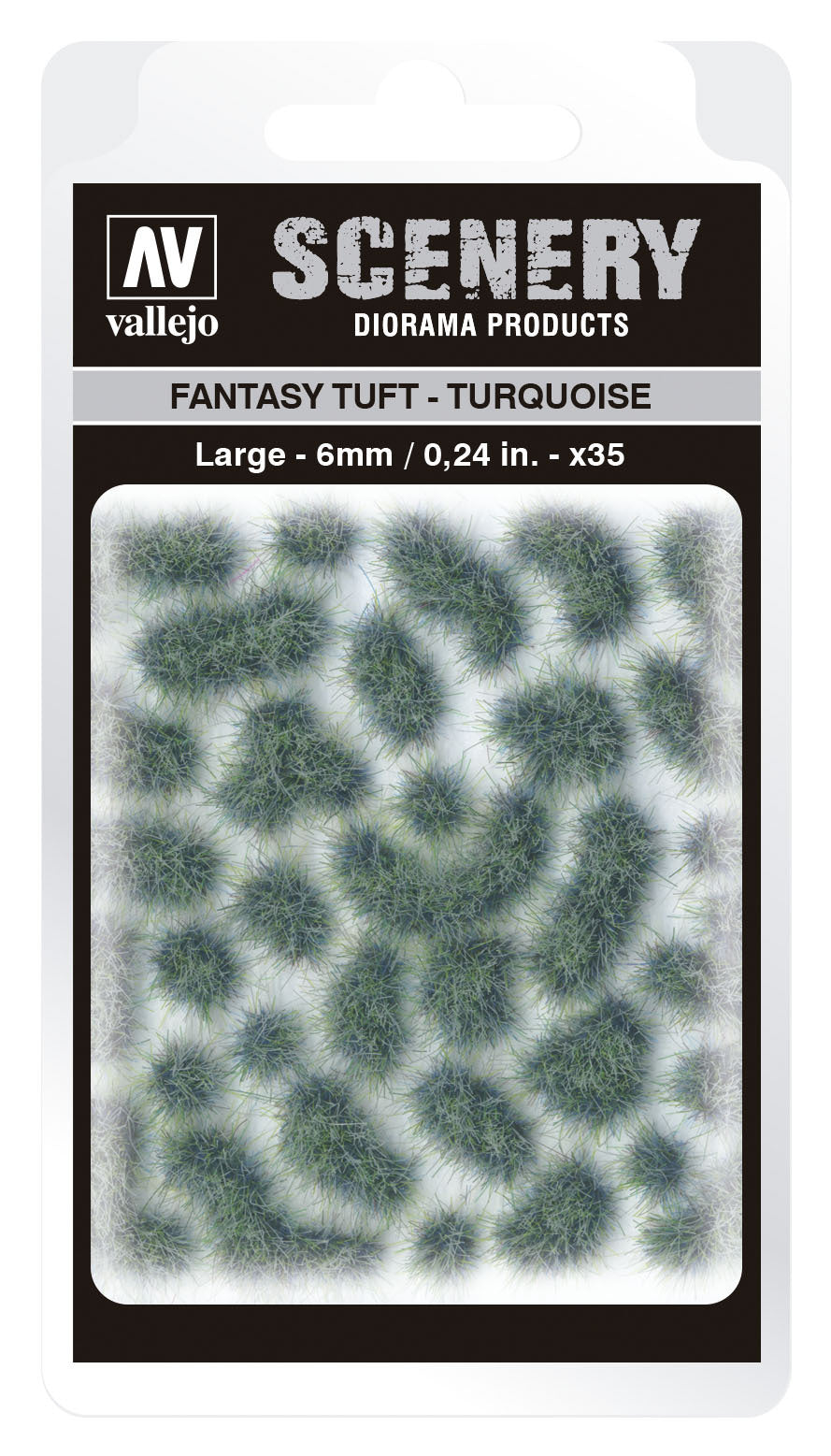 Vallejo 6mm Fantasy Tuft - Turquoise Diorama Accessory Vallejo