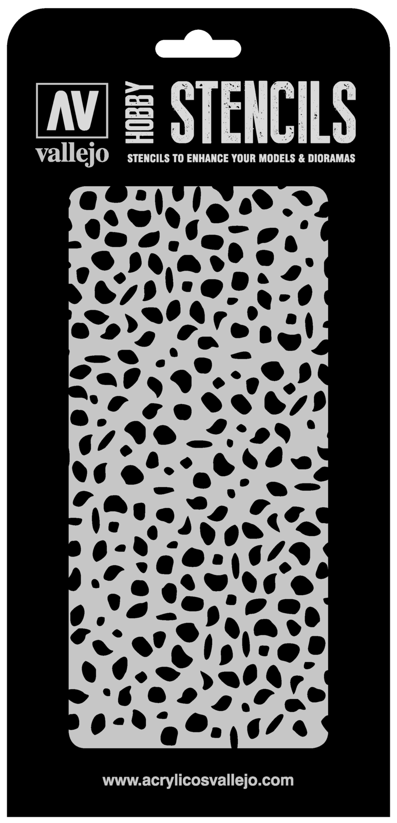 Vallejo 1/32 Luftwaffe WWII Spots Camo Stencil Vallejo