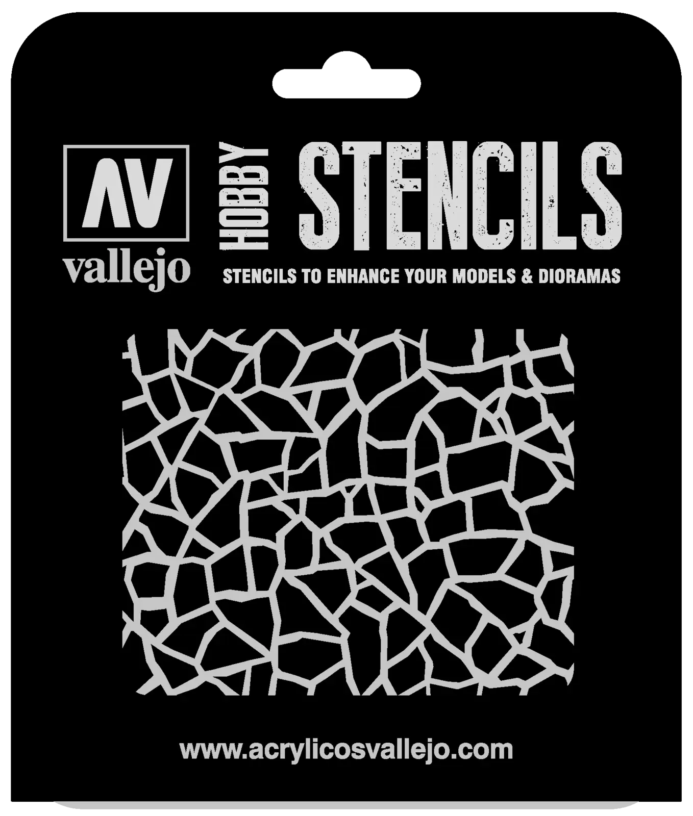 Vallejo 1/32 Giraffe Camo WWII Stencil Vallejo