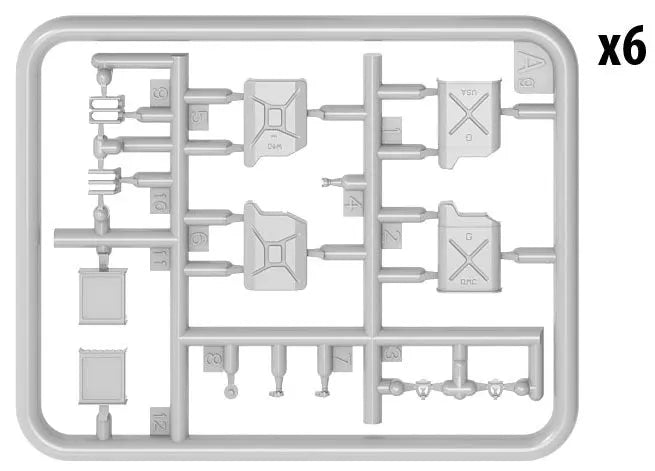 Miniart 1:35 Allies Jerry Cans Set WW2 MiniArt