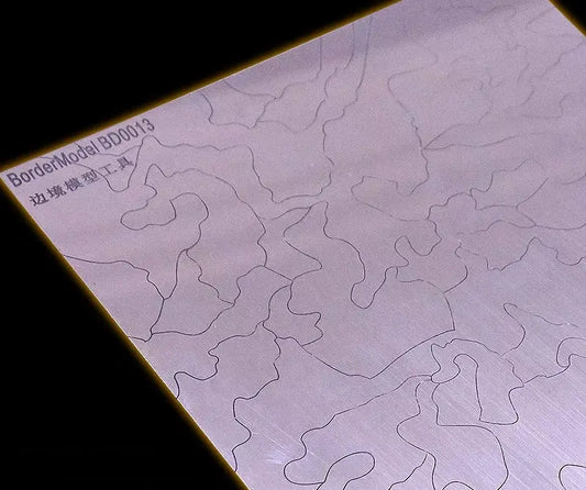 Border Model Modern Tank Camo Mask Cutting Mat (200x270mm) Border Model