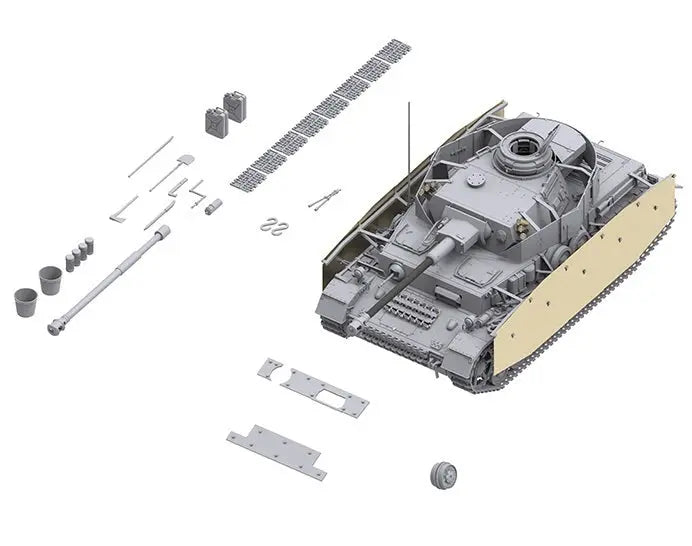 Border Model 1/35 Panzer IV G Mid/Late 2 in 1 Plastic Model Kit Border Model