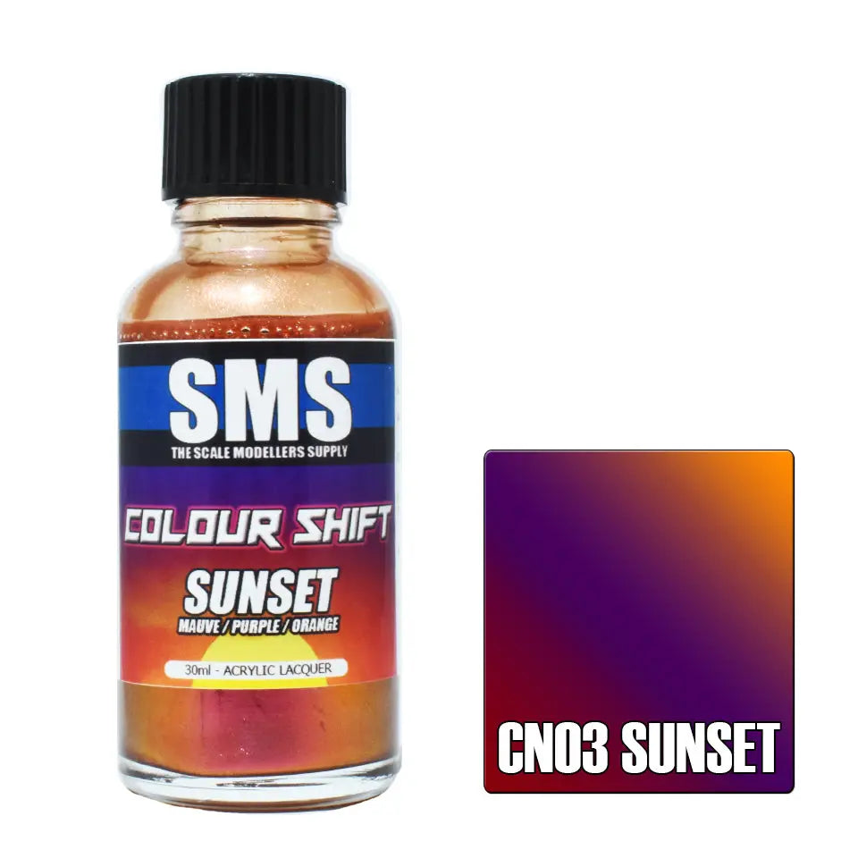 SMS Colour Shift Sunset (Mauve/Purple/Orange) 30ml The Scale Modellers Supply