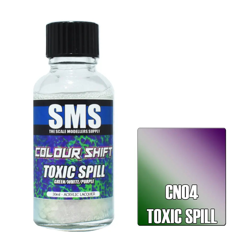 SMS Colour Shift Toxic Spill (Green/White/Purple) 30ml The Scale Modellers Supply