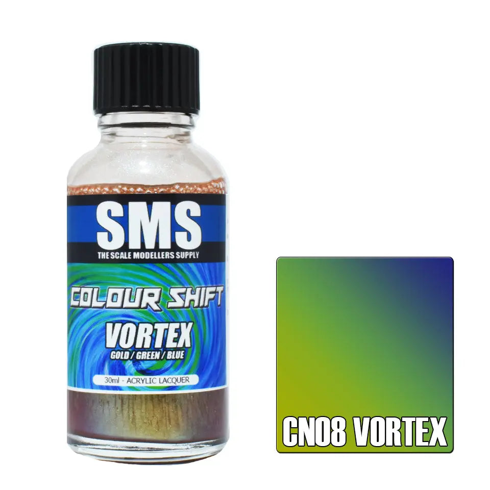 SMS Colour Shift Vortex (Gold/Green/Blue) 30ml The Scale Modellers Supply