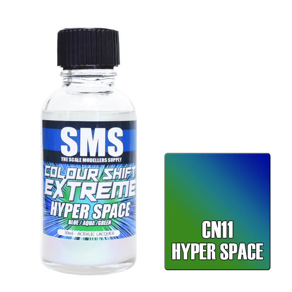 SMS Colour Shift Extreme Hyper Space (Blue/Aqua/Green) 30ml The Scale Modellers Supply