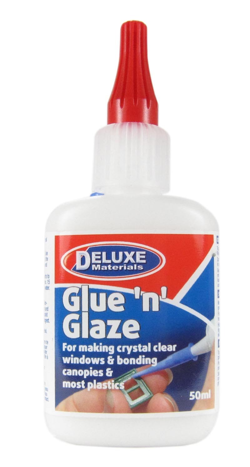 Glue 'N' Glaze - For Glazing & Bonding Crystal Clear Windows. 