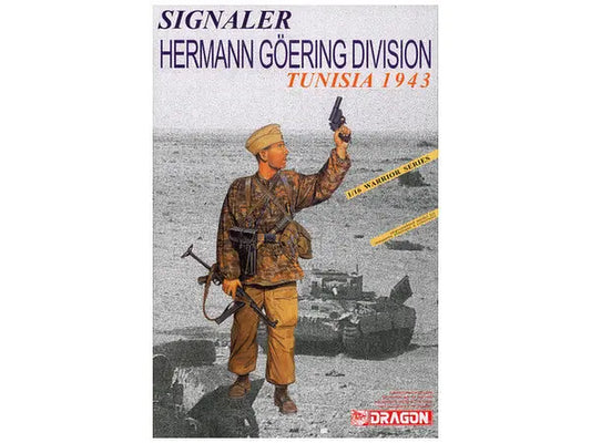 Dragon 1/16 Signaler Hermann Goring Division (Tunisia 1943) Plastic Model Kit Dragon