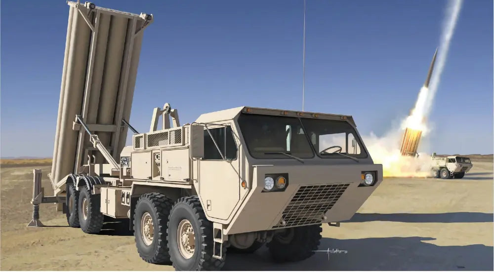 Dragon 1/35 M1120 Terminal High Altitude Area Defense Missile Launcher Dragon