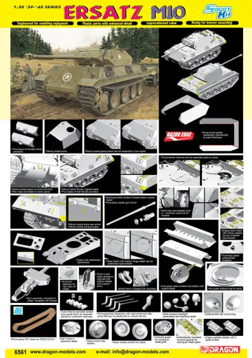 Dragon 1/35 Panther G/M10 "Ersatz" Plastic Model Kit Dragon