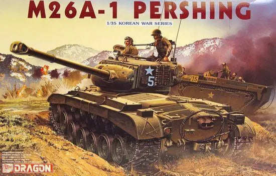 Dragon 1/35 M26A-1 Pershing Plastic Model Kit Dragon